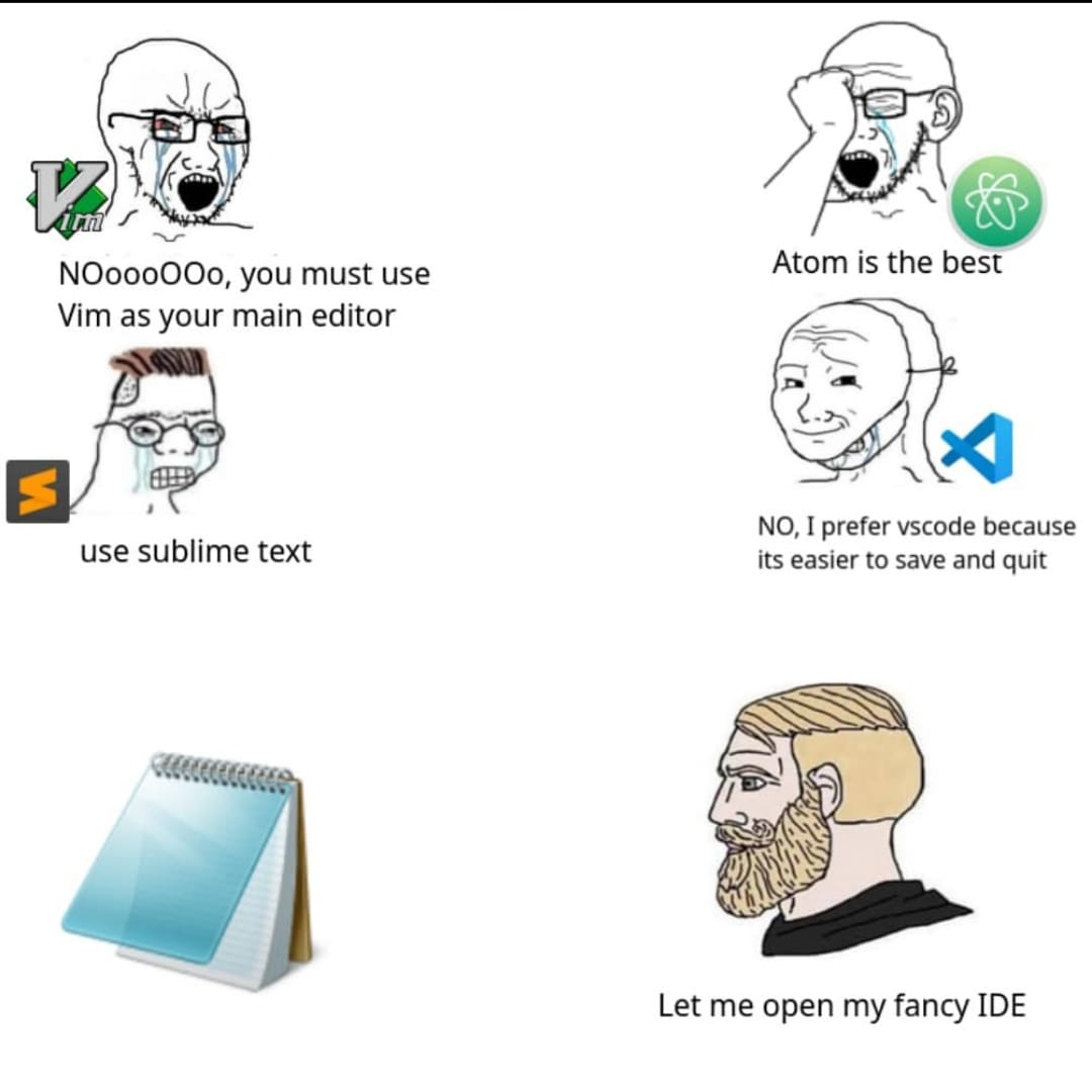 TheCoder_20's tweet image. Notepad the 👑

#100DaysOfCode 
#100DaysOfCloud 
#100DaysofWeb