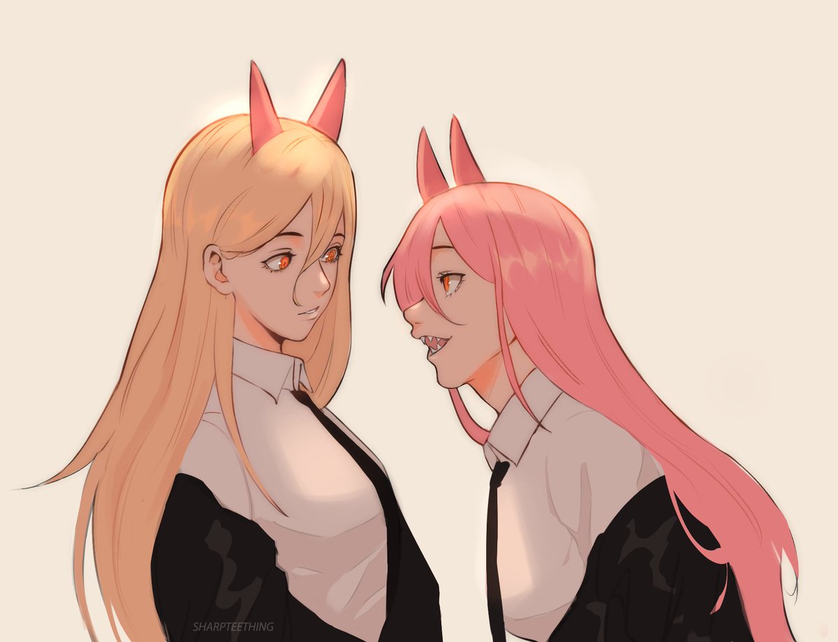 "blonde huh? not bad~" #chainsawman