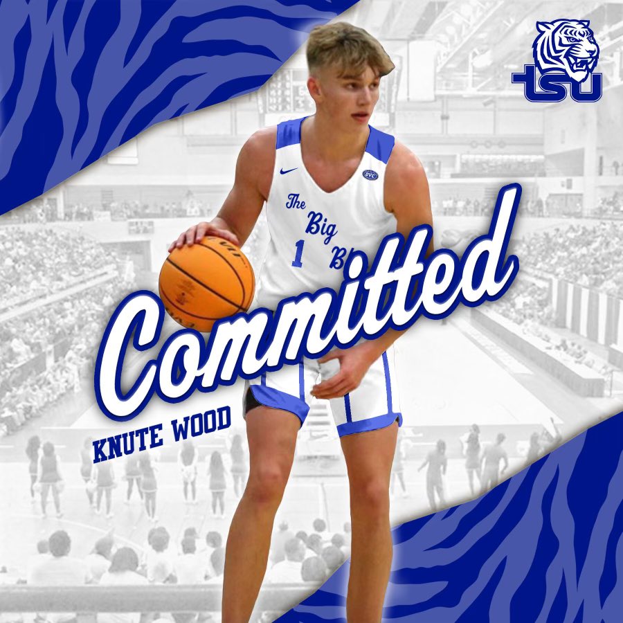 2022 6’4 PG @KnuteWood Brooks HS (AL) has committed to @TSUTigersMBB per his Instagram!
The Top 5 guard from Alabama joins Coach Penny Collins in Nashville! #Deserve2Win