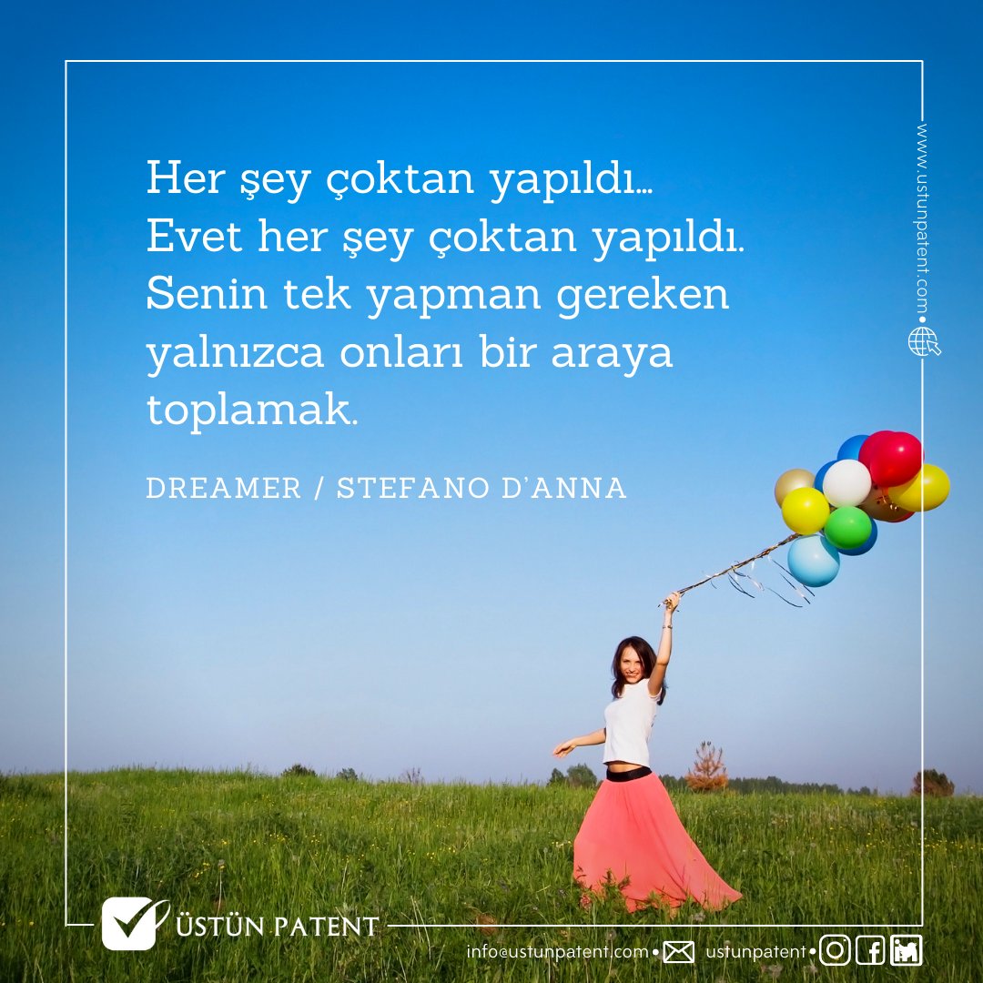 Yapmak istediğim herşey içinde içimizde güç bulduğumuz bir hafta olması dileğiyle 🤗

"Her şey çoktan yapıldı… Evet her şey çoktan yapıldı. Senin tek yapman gereken yalnızca onları bir araya toplamak." - Dreamer / Stefano D’Anna

#tanrilarokulu #motivasyon #pazartesi