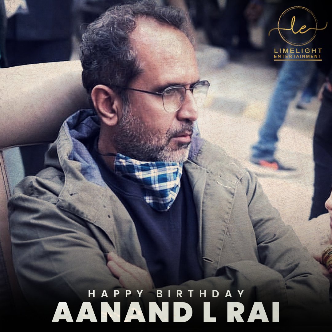 LimelightEnter3's tweet photo. Wishing talented director @aanandlrai a very Happy Birthday!! 
.
Follow for latest entertainment updates 
.
.
.
.
#aanandlrai #happybirthdayanandlrai #shahrukhkhan #zeromovie #bollywoodnews #bollywoodbirthdays #bollywooddirector #bollywoodnow #limelightentertainment https://t.co/1QistVZfpT
