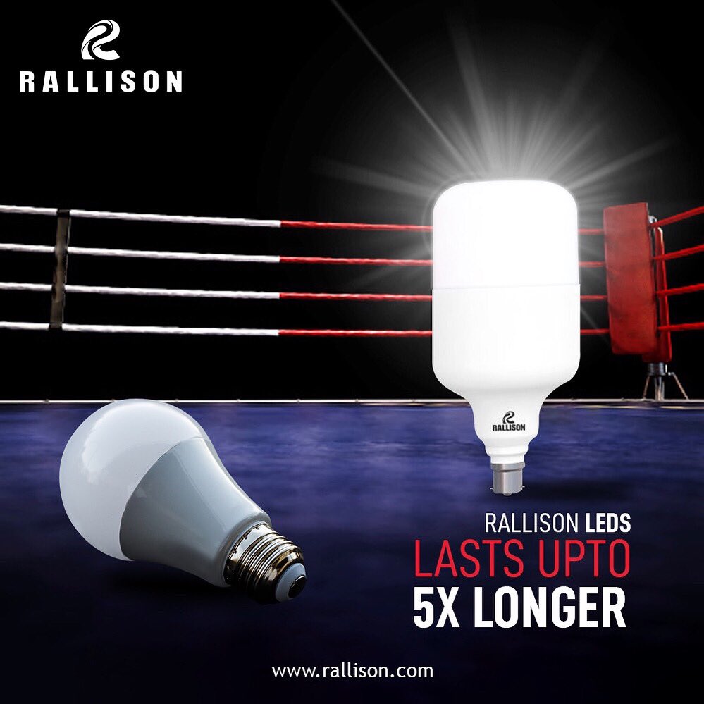 rallisoncables's tweet photo. Rallison LED bulbs provide perfect illumination, saves upto 5 times energy and last upto 5X longer than  traditional LEDs. 

Buy it on Amazon: https://t.co/6ddhJkdrEs

Call us at : 011-42015577

#MadeInIndia #LEDs #rallison #electronic #rallisonled #Lightning #lightin #Lights https://t.co/Wq1kbRFjUW