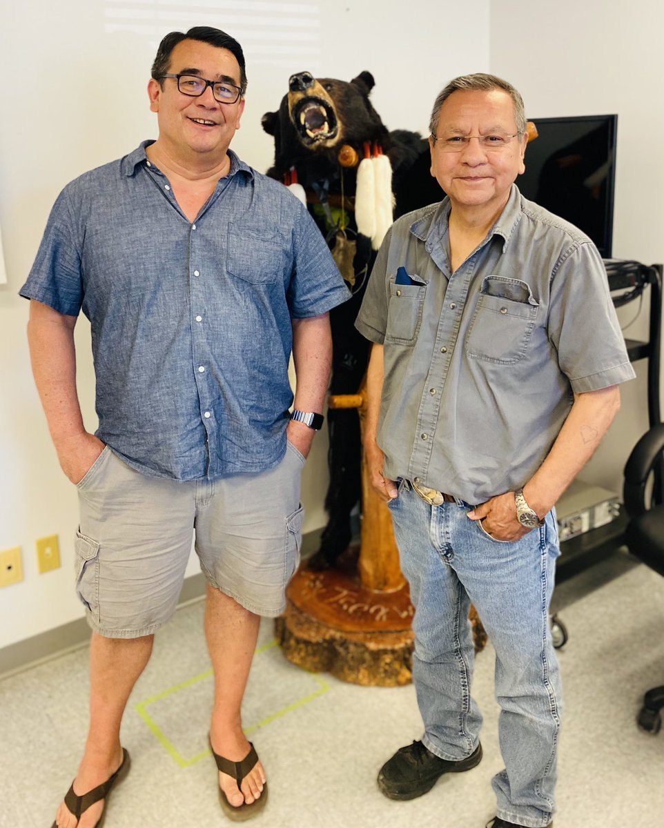 1Bob_Chamberlin's tweet photo. A good day for me today..

Was able to spend time with &amp; interview two undeniable  #WildSalmon supporters of #Statlimc Chiefs Council

Chief Colleen Jacob  &amp; Art Adolph

So much knowledge &amp; a great honour for me :-) https://t.co/xc6wRRCIRH