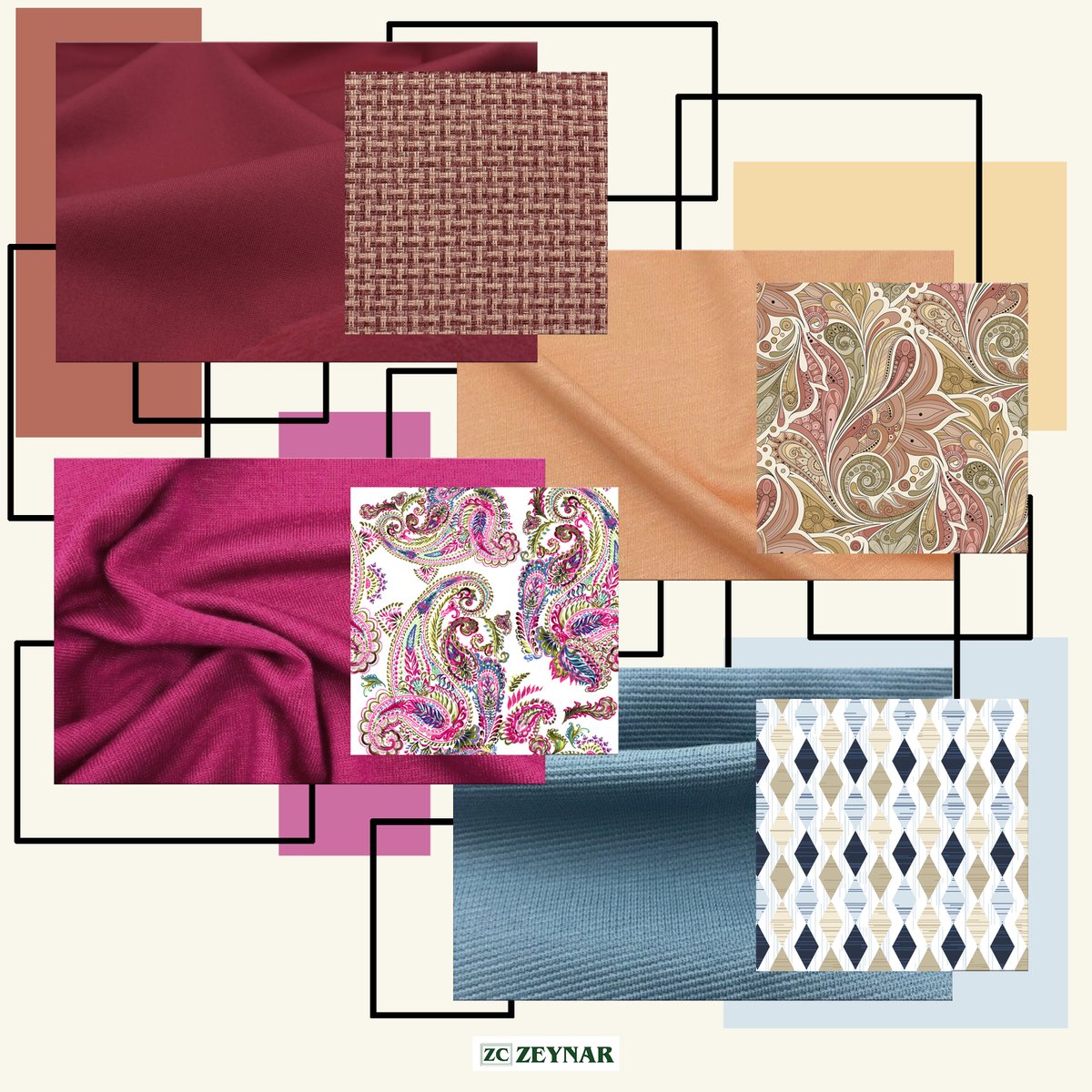 ZeynarTekstil's tweet image. Performance Days Colour Trends, Triangulation, winter22/23
Baselayer, Midlayer and Lifestyle fabrics with combination of organic cotton, bamboo, recycled PES and lyocell fabrics.
#performancedays #performancedaysloop #theloop #sustainablefabrics #naturalfibres #digitalsourcing