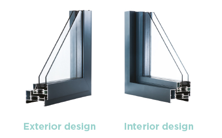 Our super-slim window is available in a choice of 2 styles:
- Featured Classic-al: Combines timber &amp; aluminium &amp; features softened lines to give a really classic look.
- Square Contemporary: The square-edged look provides clean, slim sightlines &amp; a modern finish to any home.