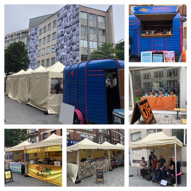 JaneCanDoSE4's tweet photo. So great to see @CatfordFoodMkt back at the Broadway!👏with #InsideOutLondon looking on! Lamb kati roll @raastawala was as delicious as always. Lovely to see the delightful @HouseofCatford & @HouseofLewisham cookbooks📚in the pop up shop-hope regular monthly market #Community https://t.co/COghNzFW5w