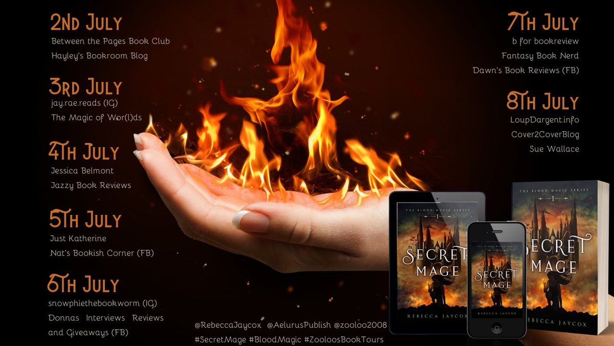 zooloo2008's tweet photo. Starting tomorrow!! #SecretMage is here!!!! 

We kick off with @BTPBookclub and @cantrellhayley1 - looking forward to seeing these posts! 

@RebeccaJaycox @AelurusPublish 
#BloodMage #ZooloosBookTours
https://t.co/Y0DQEmAAqd https://t.co/F3JjLyjig7