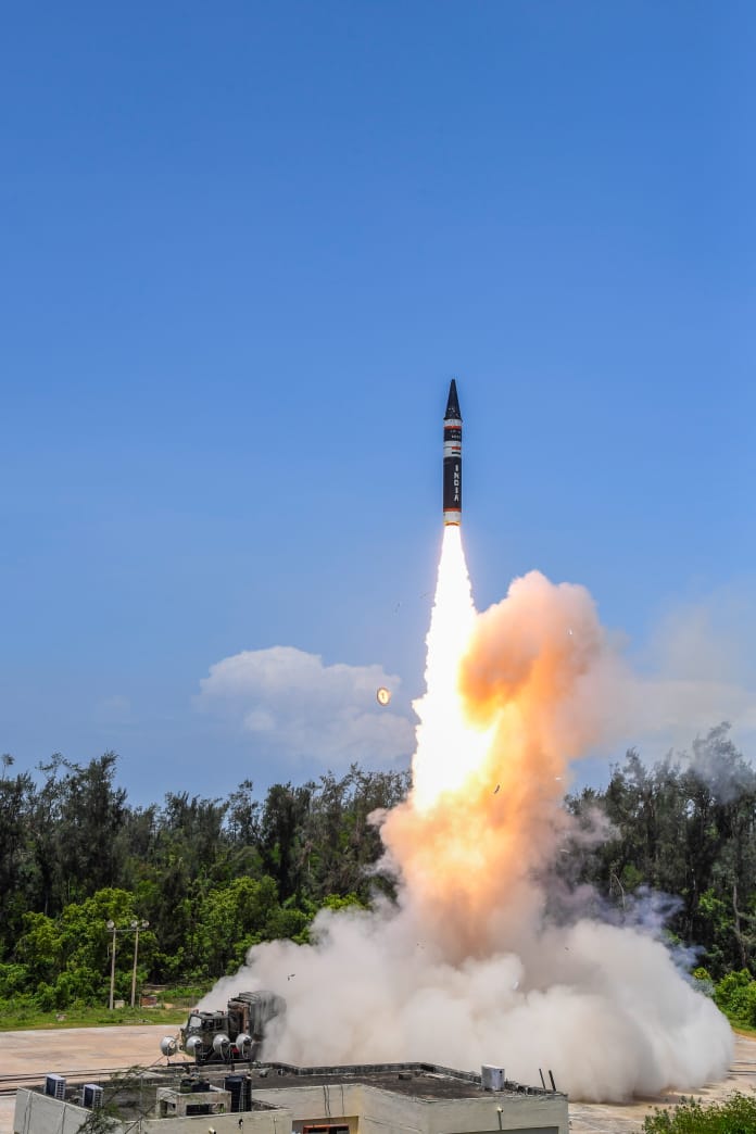 DRDO successfully flight tests New Generation Agni P Ballistic Missile pib.gov.in/PressReleasePa…