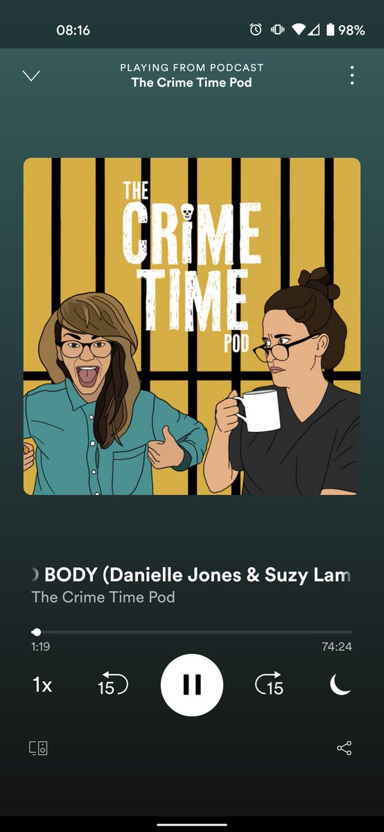 Love how me and my Sis have <a href="/CTimePod/">The Crime Time Pod</a> on every Monday. It's became our new Tradition.