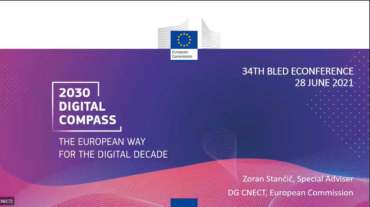 First #keynote of the 34th Bled eConference given by <a href="/ZoranStancic/">Zoran Stancic</a> on the '2030 Digital Compass – The European Way for the Digital Decade'