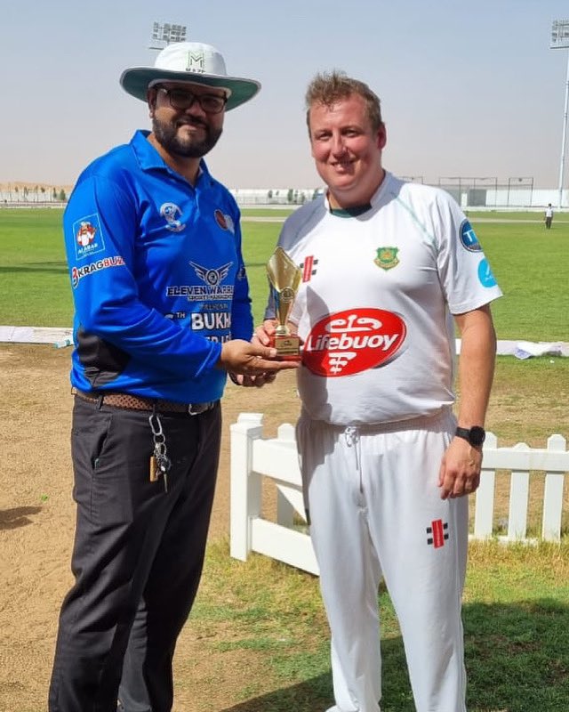 Jamie Watkins <a href="/Wattos/">Jamie Watkins</a> was voted Man of the Match at the game against United XI! Great win for Darjeeling seeing great performances from young Tristan Stannard and Rishabh! The numbers are Jamie Watkins  86, Tristan Stannard 3-5 and Rishabh 3-6! 🔥