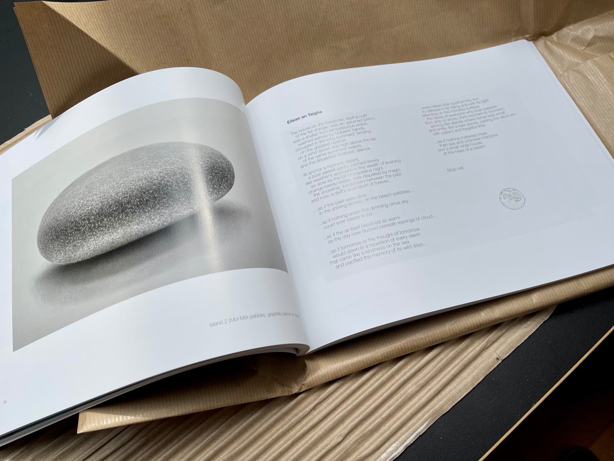 alireddeer's tweet photo. My first, pristine, hot-off-the-press copy of the book in its soft cover arrived from the printers by special delivery over the weekend for my approval before the final binding… the framing is all finished… and we’re good to go!
We begin the big hang this morning at the Museum. https://t.co/cQD8ioHezG