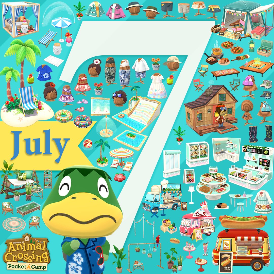 Pocket_camp on Twitter "July is almost here, and that means it's once