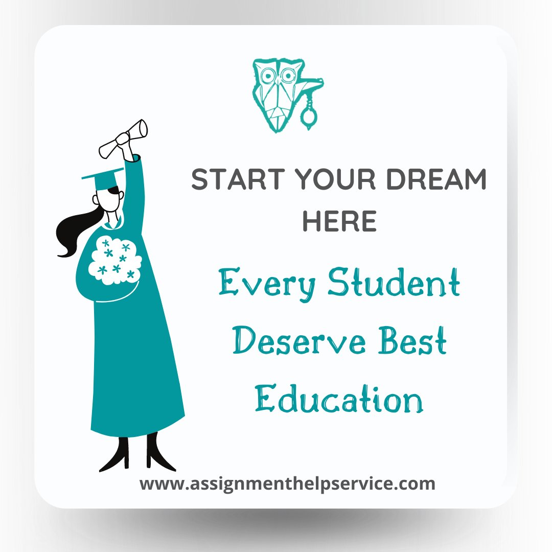 assignmentglobe's tweet image. Every problem needs a perfect solution. Our professional experts are all time available to help you tackle your assignment stress.
For more: bit.ly/3qsm3RM
#assignmenthelpservice #onlineassignmentservice #helpinassignment #studenthelper #getyourassignment #student