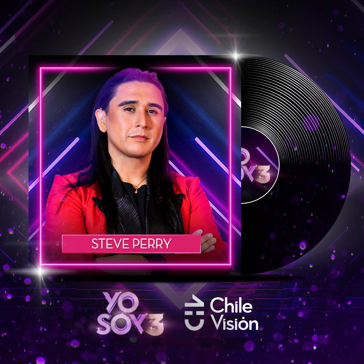 chilevision's tweet photo. ¡Los clásicos llegan a #FinalYoSoy con Steve Perry! 🎶🎤

Nicolás Cid quiere llegar a lo más alto esta noche ✨ Si quieres apoyar a este imitador solo debes ingresar a https://t.co/Iwy9JfTefn 📲 https://t.co/MTWbbh1kDQ