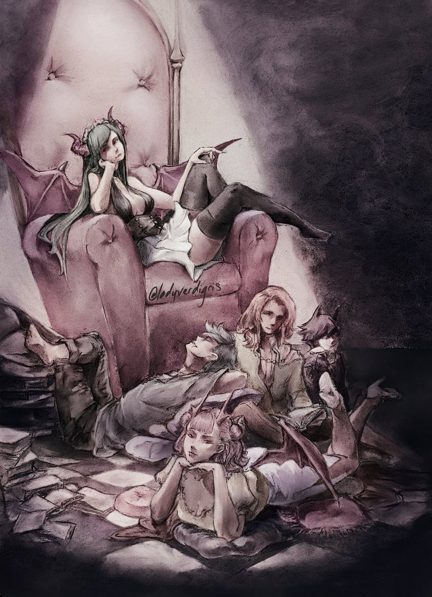 verdie!! on X: [oc] pov u stumbled into my succubus secret hideout  t.coKECzGfDmxT  X