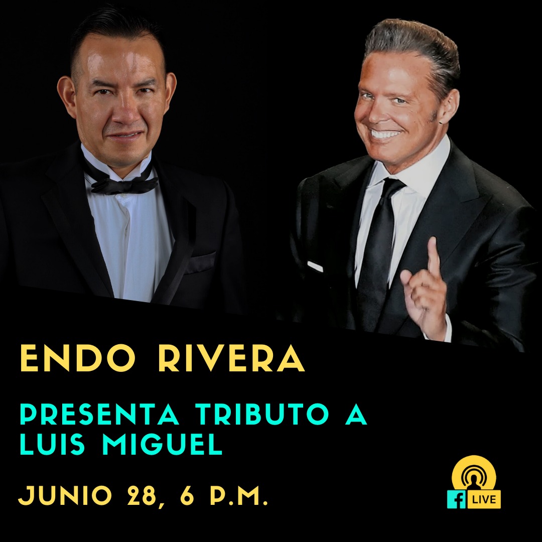 Mañana transmisión tributo a Luis Miguel los invito 6:00 pm.
