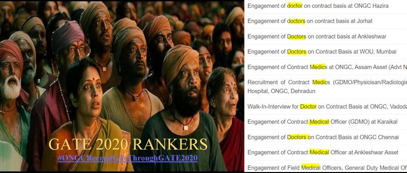 mmborah1's tweet photo. #ONGCRecruitThroughGATE2020 
#Conduct_IRMS 
@ONGC_ @CMD_ONGC @RahulGandhi @HansrajMeena @AlkaMit26713758 @ravishndtv @TheLallantop @DainikBhaskar https://t.co/vtx8WSCby8