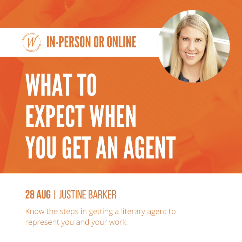 qldwriters's tweet photo. Literary agent Justine Barker joins us in August to share her guide to getting a literary agent to represent you and your work, and what you should expect when you finally get one.

Tune in via Live Stream from wherever you are, or attend in-person.