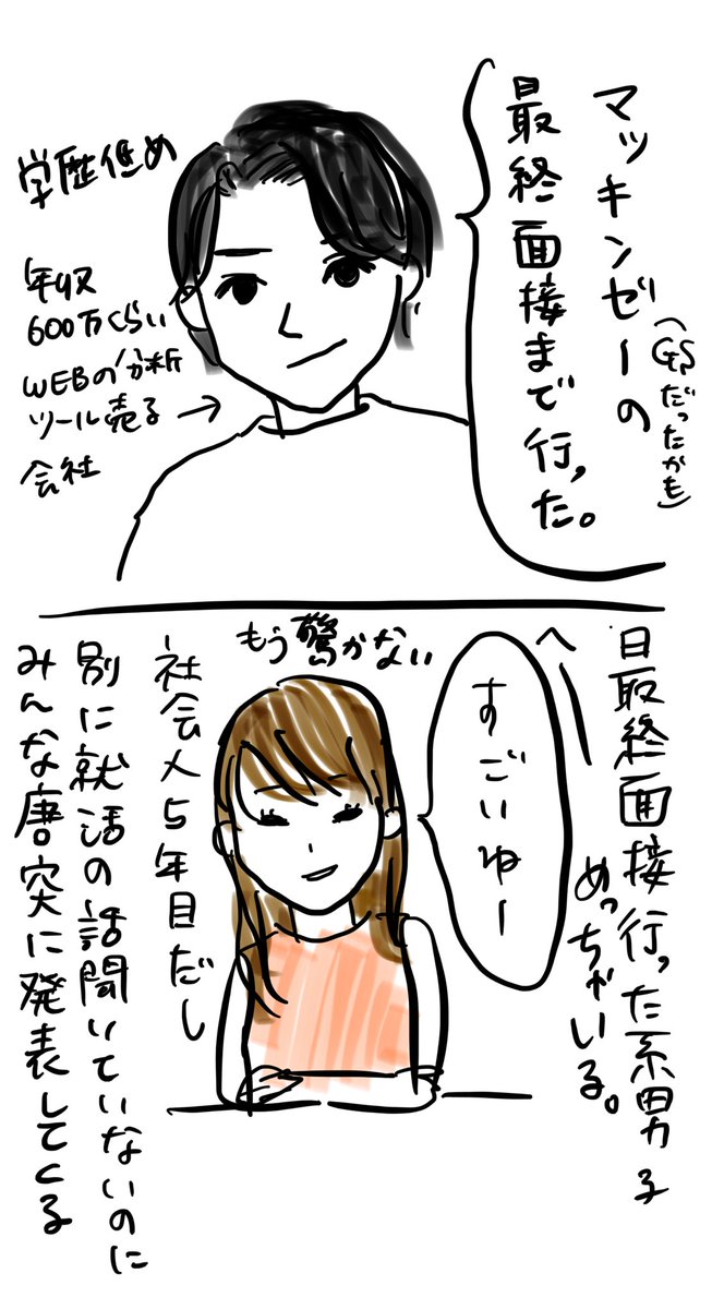 女性では見かけないけど
男性ではこういう人は沢山いる
聞いてなくても突然発表してくる
#KUKU漫画 #KUKU婚活 