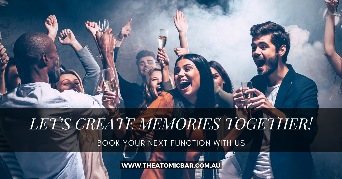 #Atomicbar is well known for its great range of food &amp;beverage packages and great sevice,so plan your next event with us today and experience the difference!

For more information contact us via:
🌐 cutt.ly/BmtmLtT
☎️ 03 9399 9889, 0452 659 499

#food #partysupplies