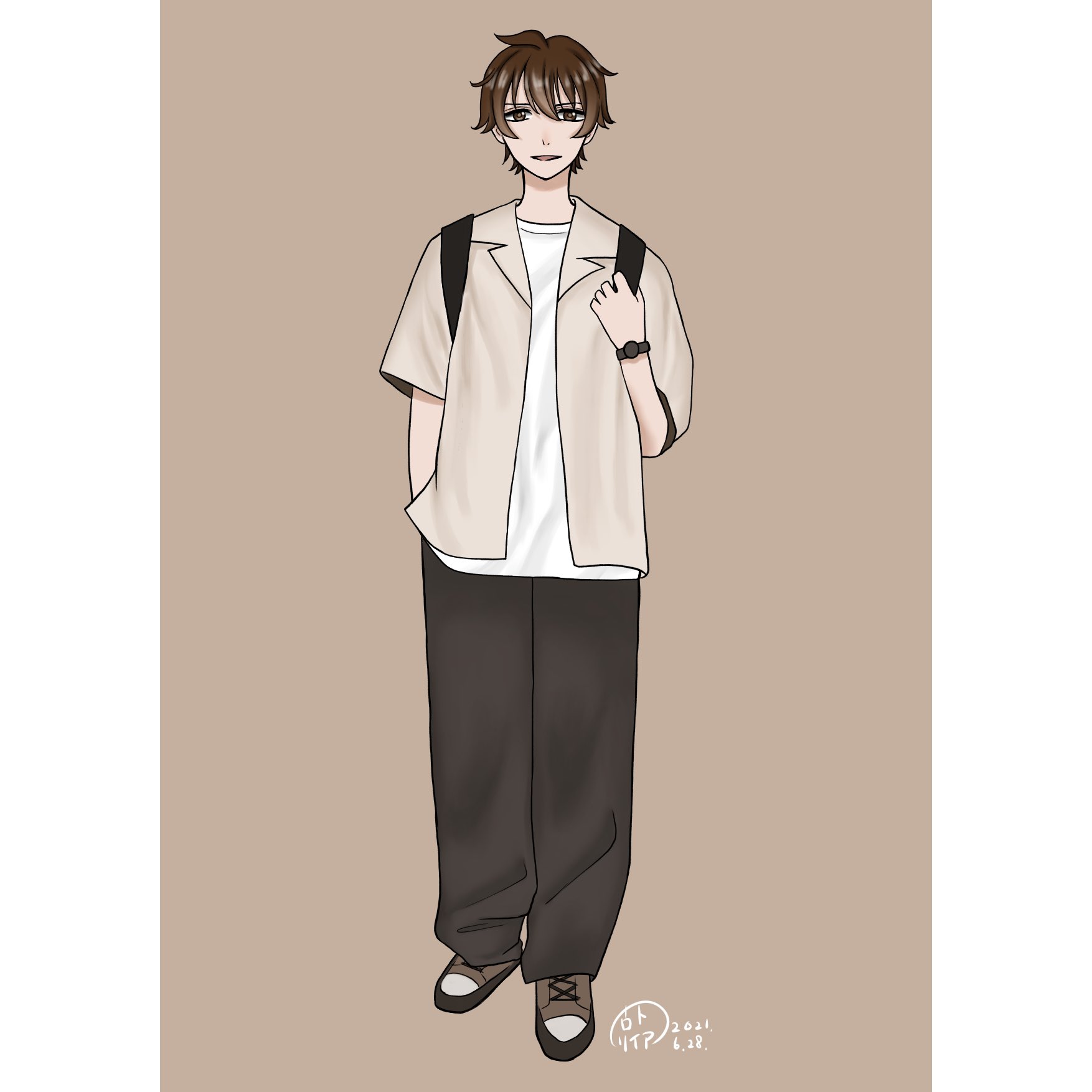 古下リイア Twitterren 男の子 ファッションイラストレーター ファッションイラスト 絵描きさんと繋がりたい イラスト好きな人と繋がりたい 夏服 T Co Trapllre0q Twitter