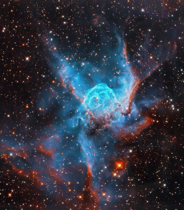RT @astrophotosnap: Thor's Helmet Nebula
by Hubble https://t.co/fyYsvVevdv