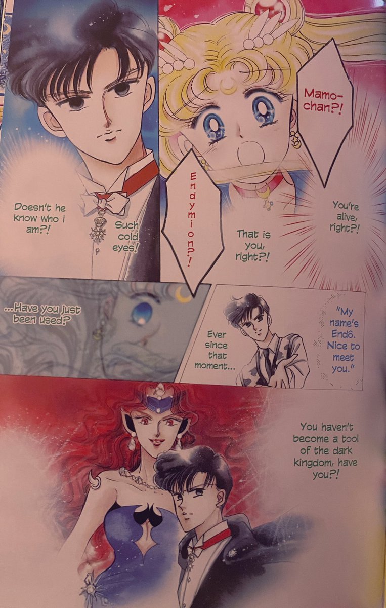 Ochan30's tweet photo. Oh look…in the manga let’s accentuate this drama with a two page spread that is TOTALLY mood whiplash!
#SailorMoon #SailorMoonCrystal #SeasonI #Act12 #AnimeRetroRewatch @DigiRanma https://t.co/dOtkxVJk6y