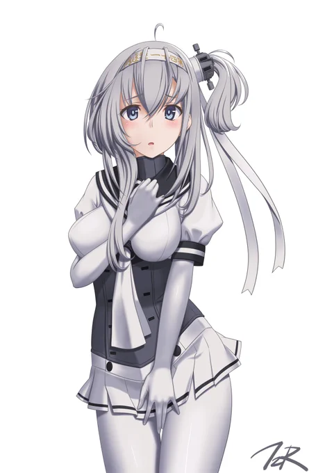 涼月も綺麗にしたヨ
この娘は真っ白だねぇ……インナーは実験くん? 