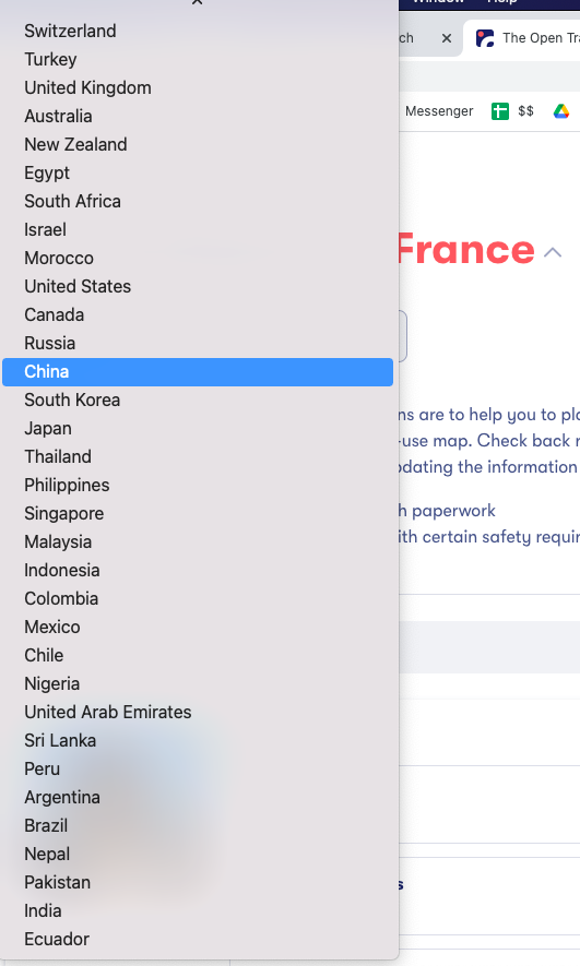 shaomildred's tweet photo. @OmioSupport The Open Travel Index doesn't include traveling with a Hong Kong passport. Could you please help add that? https://t.co/4hMvBjwuZM