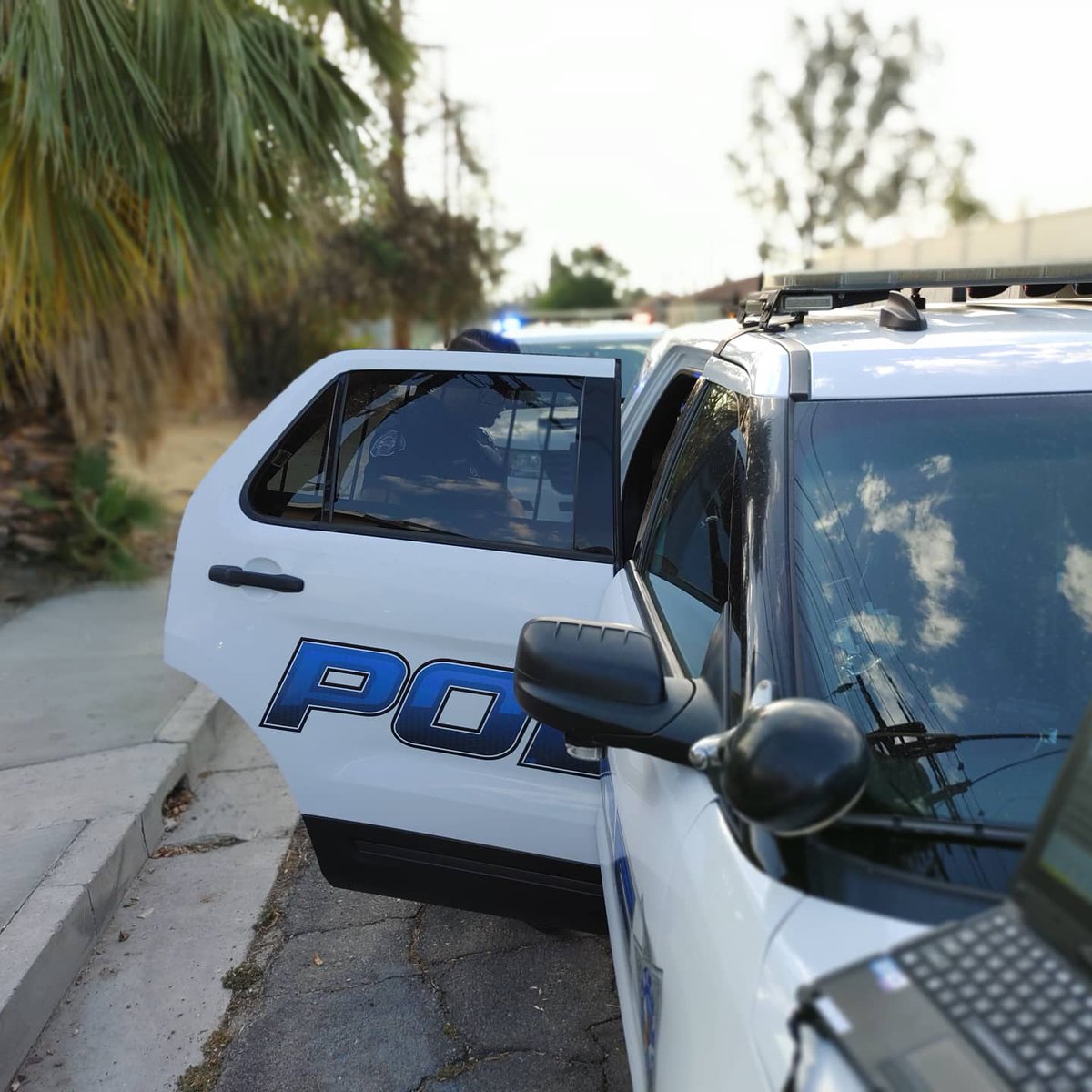 SBCUSDPOLICE's tweet photo. Your #DistrictPolice spent the weekend getting after it, keeping schools safe from those who deprive students of resources needed to continue their education. They were #surprised to be greeted by your District Police! #AlwaysOnTheJob #ItsWhatWeDo https://t.co/JvLthfLi6Z