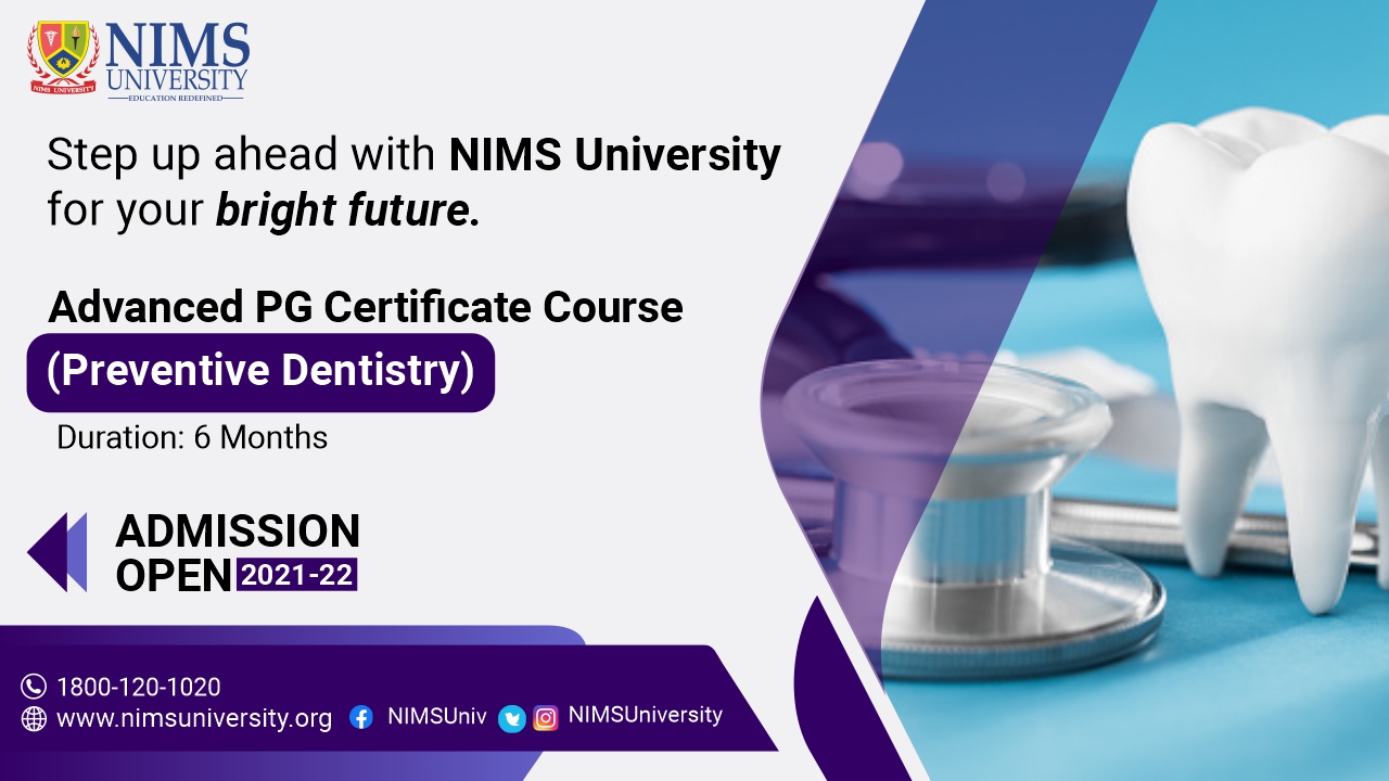 NIMS University on Twitter "Get enrolled for Advanced PG Certificate