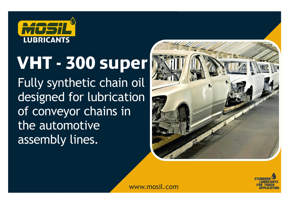 mosillubricants's tweet photo. 𝗩𝗛𝗧 - 𝟯𝟬𝟬 | 𝗛𝗶𝗴𝗵 𝗧𝗲𝗺𝗽𝗲𝗿𝗮𝘁𝘂𝗿𝗲 𝗖𝗵𝗮𝗶𝗻 𝗢𝗶𝗹 🛢️

Product link: https://t.co/j76LQ3ovbP

#chainoil #conveyorchain #conveyorbelt #industrialoil #syntheticoil #lubrication #industriallubricants #specialtylubricants #lubricantes #MRO #maintenance #MakeInIndia https://t.co/51U04zh0ub