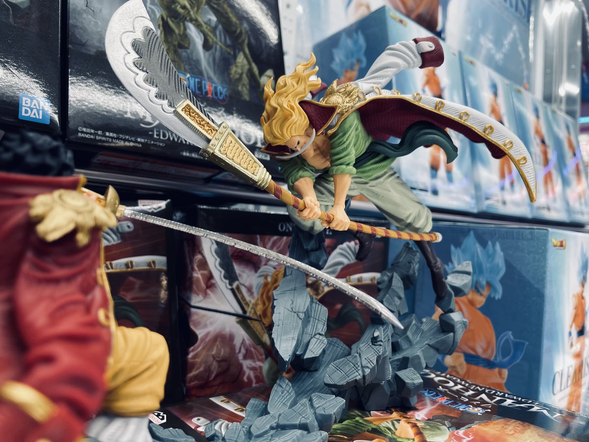 ট ইট র 公式 ドリームランド宮崎ナナイロ店 新景品投入情報 ワンピース Manhood Edward Newgate 投入いたしました 先日登場したロジャーのフィギュアと合わせて 迫力満点のバトルシーンを再現できる仕様となっております ドリームランド 宮崎