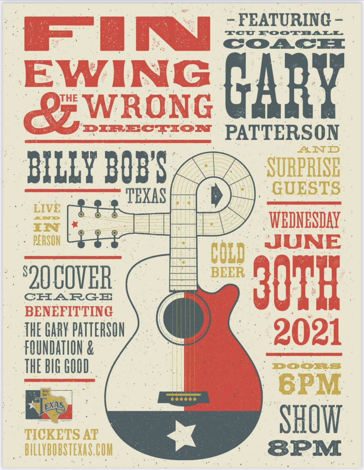 Gary Patterson Great Band Great Cause Billy Bobs And Great Friends Ask For A Seat With A Ticket Time To Drop 2 More Songs Let S Get It T Co 9wsdeffwfu Twitter