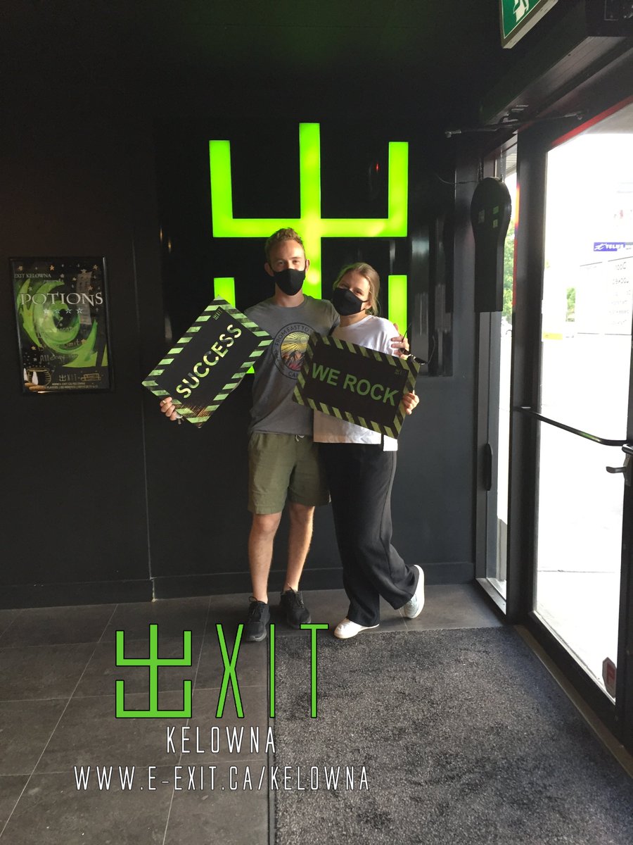 exitkamloops's tweet image. Here’s some of our awesome escapee’s from June 20-26 2021. Many failed and many succeeded! Test your wits today! #ExitKamloops #kamloopsescapegames
facebook.com/media/set/?set…