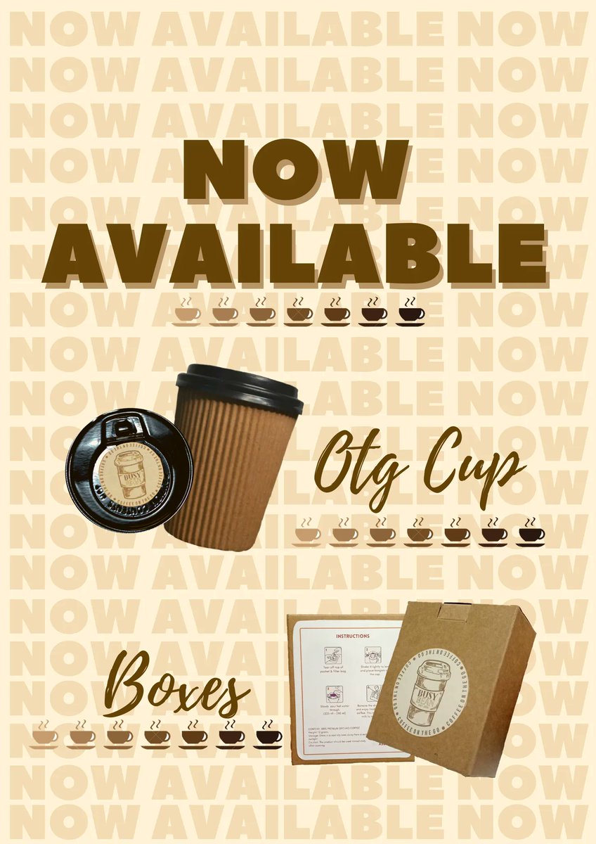 busybeancorp's tweet photo. 𝘼𝙩𝙩𝙚𝙣𝙩𝙞𝙤𝙣❗️❗️❗️
Now available again!☕️✨
📌OTG Cups
📌Boxes
#AvailableAgain
#BusyBeanCorporation
#ABMBusinessEnterpriseSimulation https://t.co/F95itv0Z3B