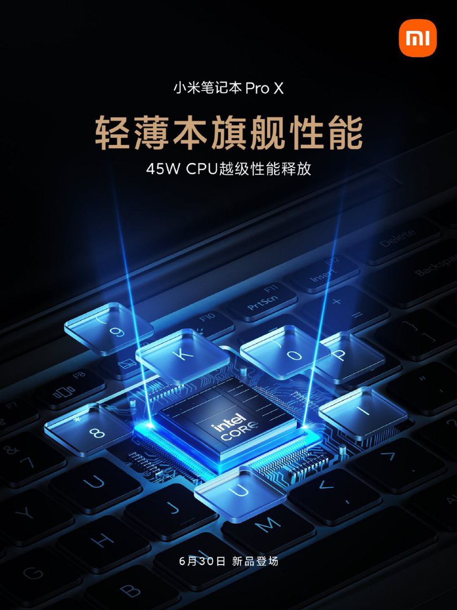 miupdateph's tweet photo. The Mi Notebook Pro X will be released on June 30th.
The product will be equipped with the 11th-gen high-performance mobile version of the H35 processor, and NVIDIA RTX™ 3050Ti optical tracking independent display. https://t.co/CgBGxIWzFF