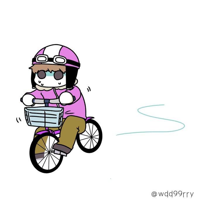 「自転車 ショートヘア」のTwitter画像/イラスト(新着)｜7ページ目