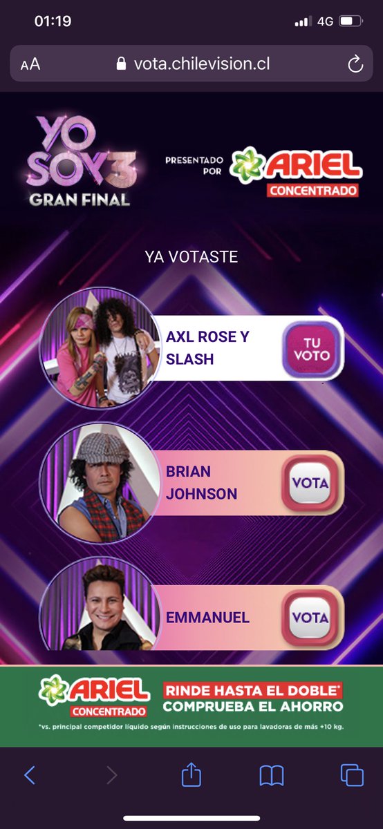 Kyyrosene's tweet photo. Mis favoritos Axl y Slash #finalyosoy https://t.co/d5fe48AsXv