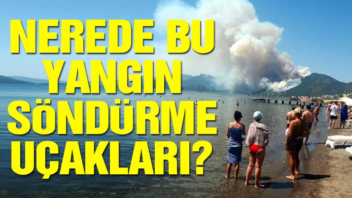 Kaş, Dalaman, Marmaris, Tarsus ve Genç'te orman yangınları çıktı. Bu yangınların hiçbirine yangın söndürme uçağı müdahale etmedi. Belli ki otel imar izni çıkmış. Türkiye tarihindeki en büyük yağmayı çaresizce izliyoruz.