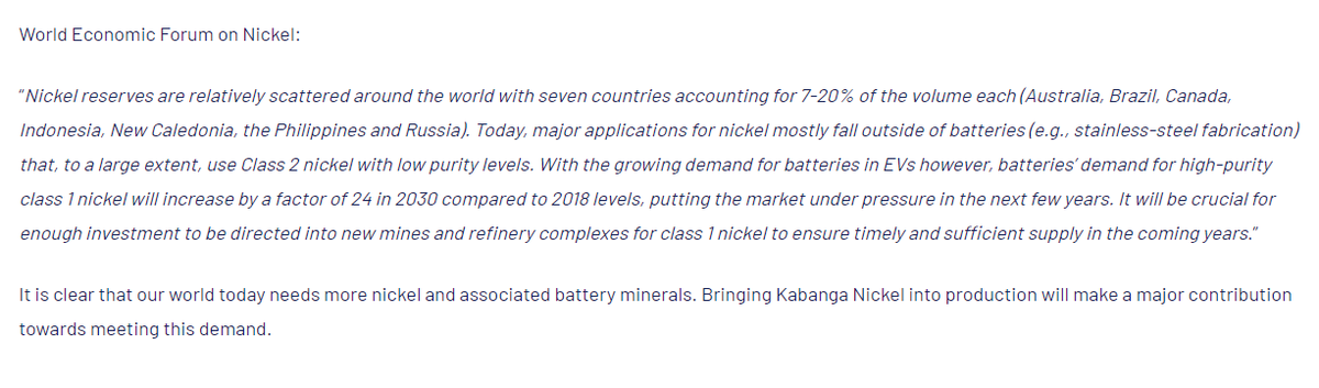 Katweezel's tweet photo. $ADD #NICKEL Right Time😎 Right Stuff 😎Right Neighbourhood💥💥💥💥 #Adavale #EVMarket #Batteries

"high-purity class 1 nickel will increase by a factor of 24 in 2030 compared to 2018 levels, putting the market under pressure in the next few years."

https://t.co/58iLh0rEqM https://t.co/Cd6yqgwG36