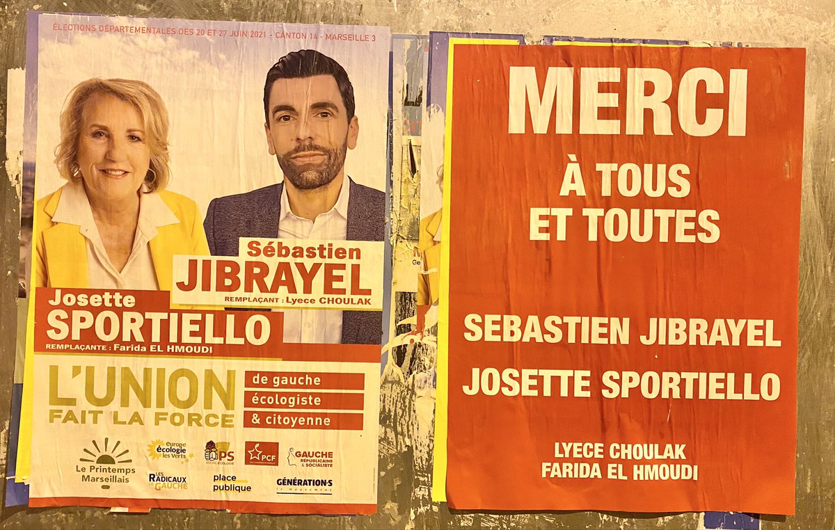 sjibrayel's tweet photo. Le canton 3 reste à gauche avec 64,6 % !

Merci à toutes les électrices et à tous les électeurs des 15/16 pour leur confiance.
#Marseille #departementales2021 https://t.co/A8CI1yuhqz