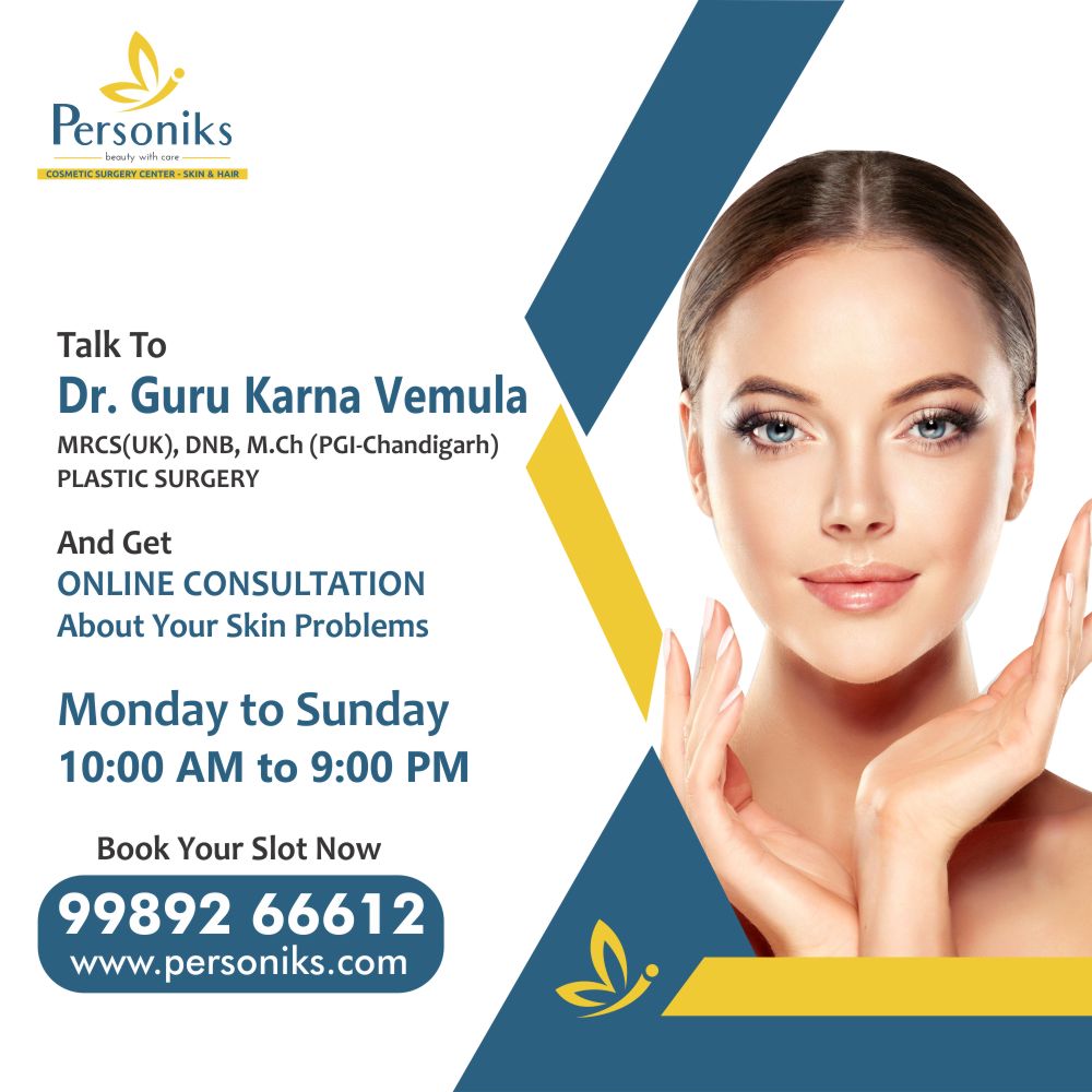 Ask any queries from our Best Surgeons online and get responses

#personiks #Hyderabad #manikonda #kondapur #rhynoplasty #nosejob #nosereshaping #reshaping #nosejobwithoutsurgery #noseshape #plasticsurgery #plasticsurgeon #beforeandafter