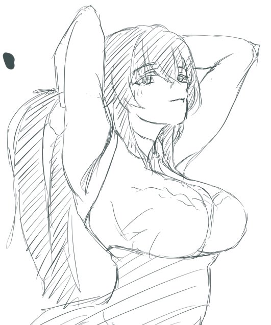 #アズレン版深夜の真剣お絵かき60分一本勝負 