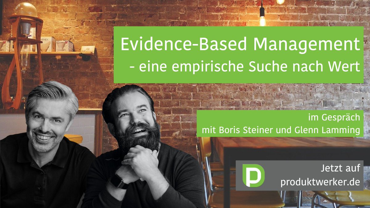 produktwerker's tweet photo. Evidence-Based Management - zusammen mit Boris Steiner und @glennlamming  haben wir uns auf die empirische Suche nach Wert begeben.

In der neuen Folge könnt ihr das Framework besser kennenlernen. 
https://t.co/V5nqB2o2ae https://t.co/DdVKkdE1S1