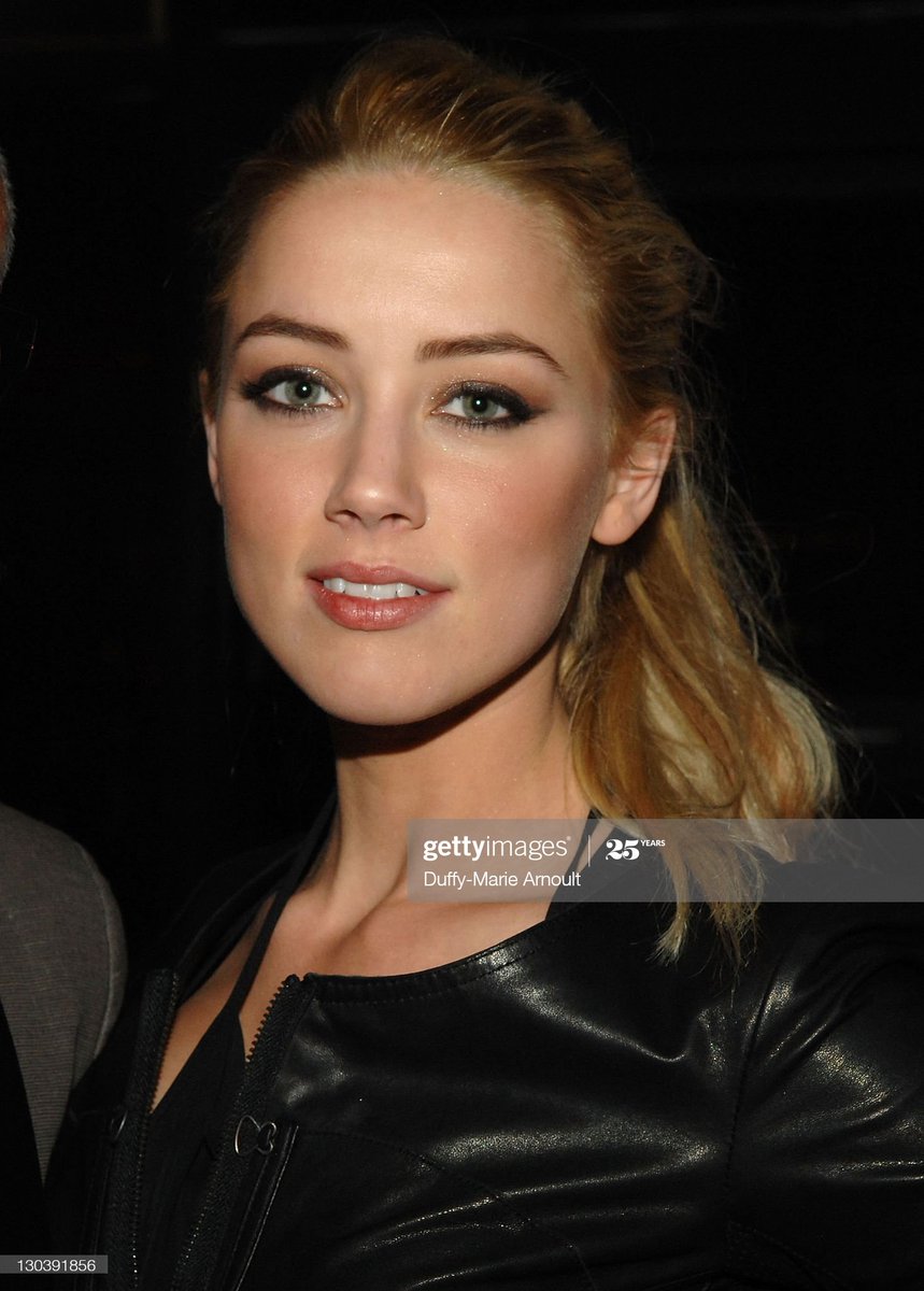 Before Johnny Depp & Amber Heard started dating (thanks  @DevaMarie), Amber Heard attended the Diesel Black and Gold Cocktail Reception in February of 2010 (photos of her from that event (can be found on  @GettyImages) suggesting fillers were not a new thing to her.