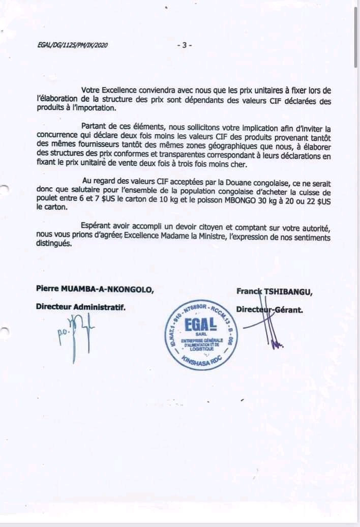 peterkabongo87's tweet photo. La lettre de la société EGal et la Fec qui se contredisent sur la baisse des prix.
Nous soutenons les mesures prises par les autorités compétentes.
#Notable https://t.co/KegdEKhRUr
