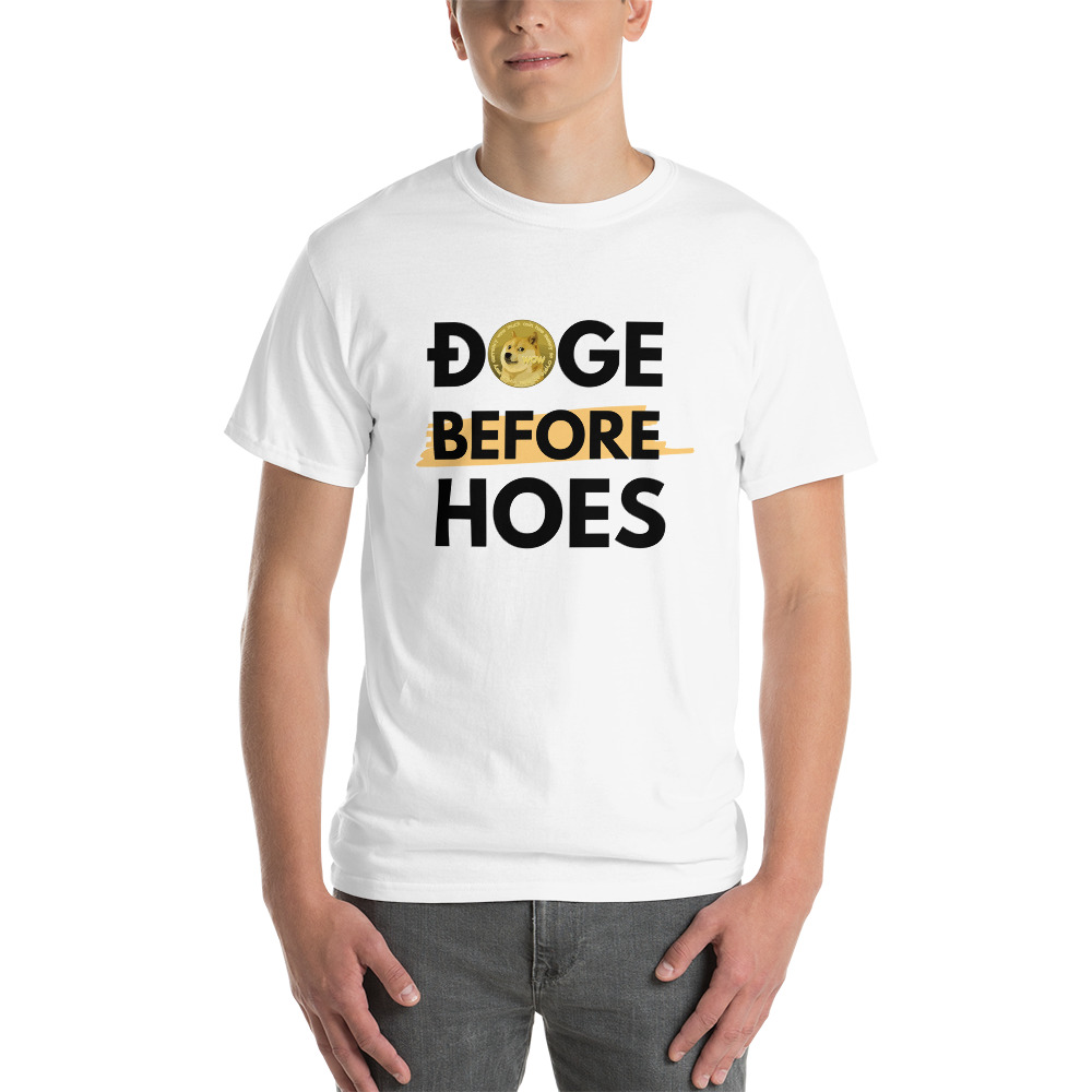 MyDogeCoinRocks's tweet photo. Doge before hoes t-shirt available at @MyDogeCoinRocks Spread the love. Link in bio. @ChurchOfPumps @BillyM2k
@elonmusk @holdthedoge
#doge
#dogecoin #dogecointshirt #tshirtsdesign  #dogetshirt #dogemerch #Dogecointothemoon #dogetothemoon #dogebeforehoes #dogearmy  #dogeshop https://t.co/F4pRetZY10