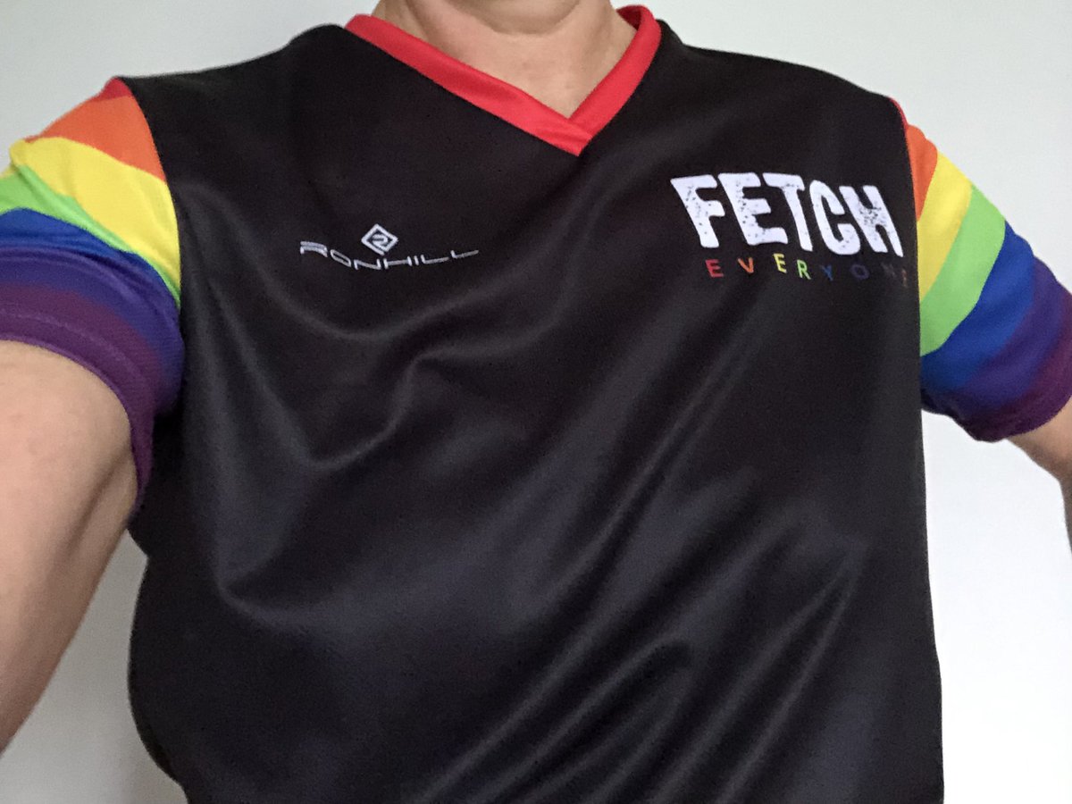 eawoman's tweet photo. 60:40 walk/run this morning. Ankle seems to be holding up ok. First day out for new running shirt from @fetcheveryone #fetchfamily #foreveryone https://t.co/pK4LK6E9X9